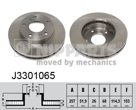 NIPPARTS Piduriketas J3301065