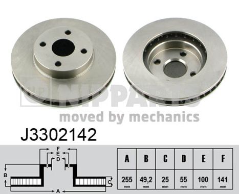 NIPPARTS Jarrulevy J3302142