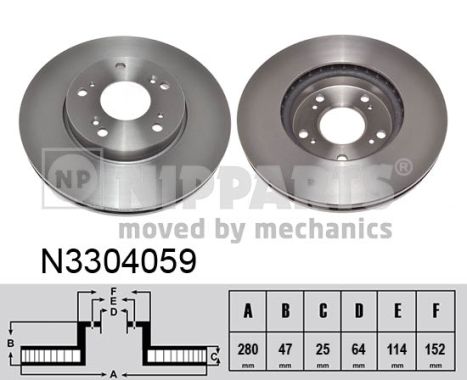 NIPPARTS Piduriketas N3304059