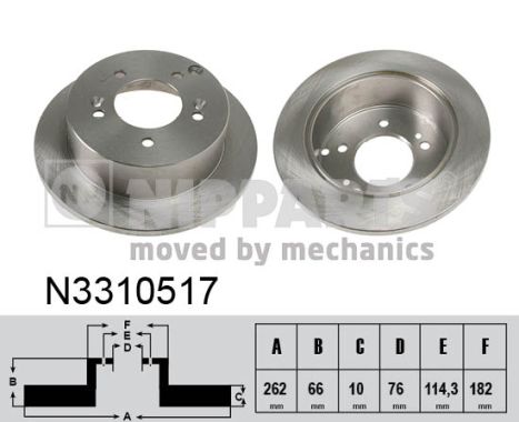 NIPPARTS Piduriketas N3310517
