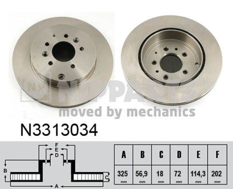 NIPPARTS Piduriketas N3313034
