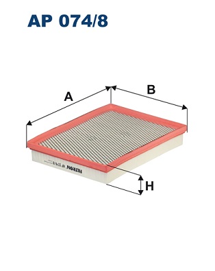 FILTRON Luftfilter AP 074/8