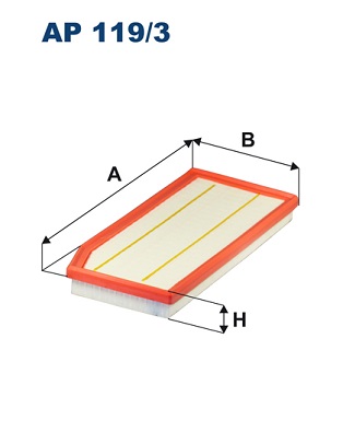 FILTRON Õhufilter AP 119/3