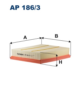 FILTRON Õhufilter AP 186/3