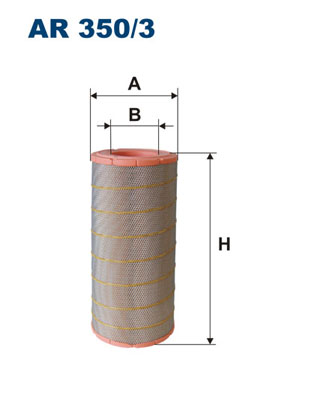 FILTRON Õhufilter AR 350/3