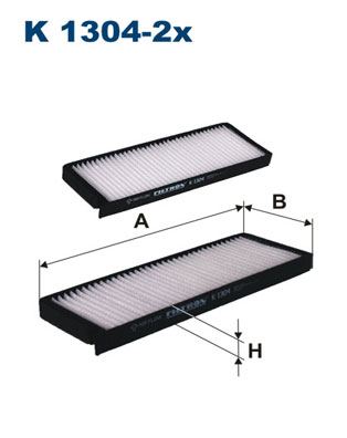 FILTRON Filter,salongiõhk K 1304-2x