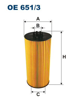 FILTRON Oljefilter OE 651/3
