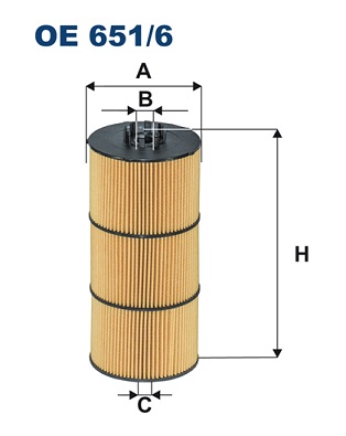 FILTRON Õlifilter OE 651/6