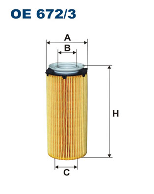 FILTRON Õlifilter OE 672/3