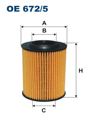 FILTRON Õlifilter OE 672/5