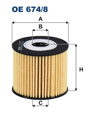 FILTRON Õlifilter OE 674/8