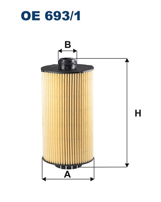 FILTRON Oljefilter OE 693/1