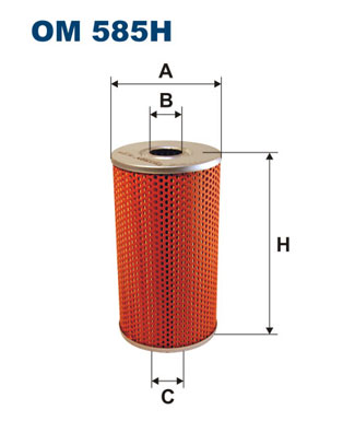 FILTRON Filter,tööhüdraulika OM 585H