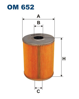 FILTRON alyvos filtras OM 652