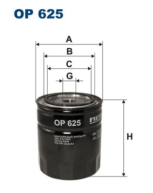 FILTRON Õlifilter OP 625