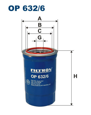 FILTRON Õlifilter OP 632/6