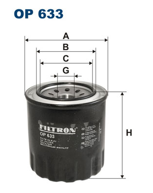 FILTRON Õlifilter OP 633