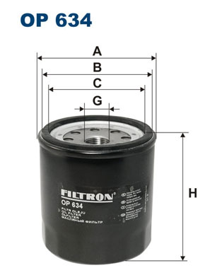 FILTRON Õlifilter OP 634