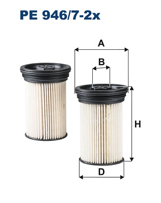FILTRON Kütusefilter PE 946/7-2x