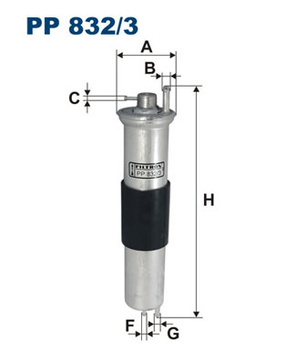 FILTRON Kütusefilter PP 832/3