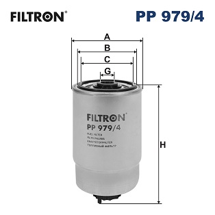 FILTRON Топливный фильтр PP 979/4