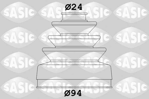 SASIC Kaitsekummikomplekt, veovõll 2873493