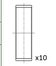 FAI AutoParts Vevstakslager BB2073-025