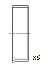 FAI AutoParts Vevstakslager BB2085-STD