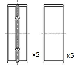 FAI AutoParts Tuleja łożyska wału korbowego BM1045-STD