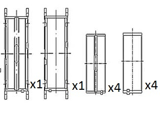 FAI AutoParts Vevlager BM1055-STD