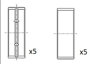 FAI AutoParts Tuleja łożyska wału korbowego BM1058-STD