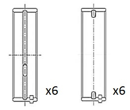 FAI AutoParts pagrindiniai guoliai, alkūninis velenas BM1060-STD