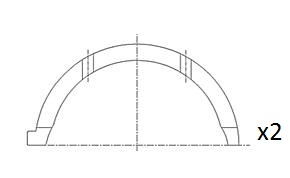 FAI AutoParts Podkładka dystansowa, wał korbowy BT3000-STD