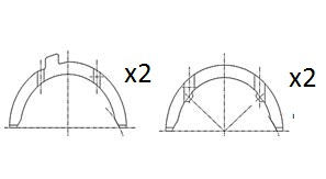 FAI AutoParts Välilevy, kampiakseli BT3015-STD