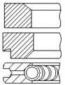 FAI AutoParts Zestaw pierścieni tłokowych PR70-000