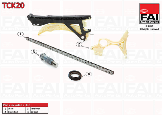 FAI AutoParts Zestaw łańcucha rozrządu TCK20