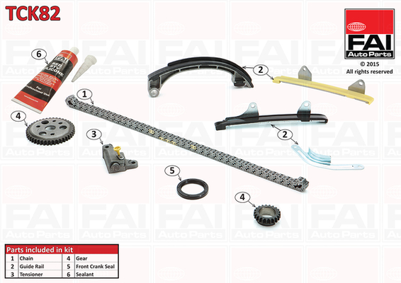 FAI AutoParts Jakoketjusarja TCK82