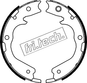 fri.tech. Trummelpiduriklotside komplekt, käsipidur 1047.378