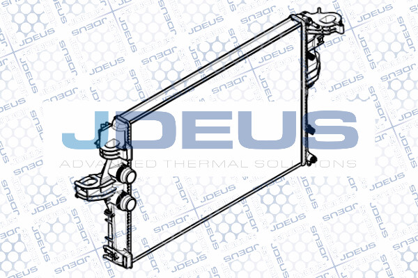 JDEUS Radiaator,mootorijahutus RA0140100
