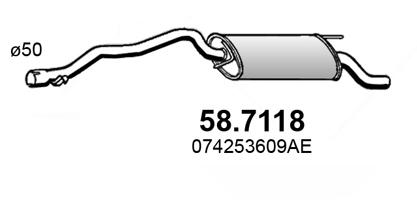 ASSO galinis duslintuvas 58.7118