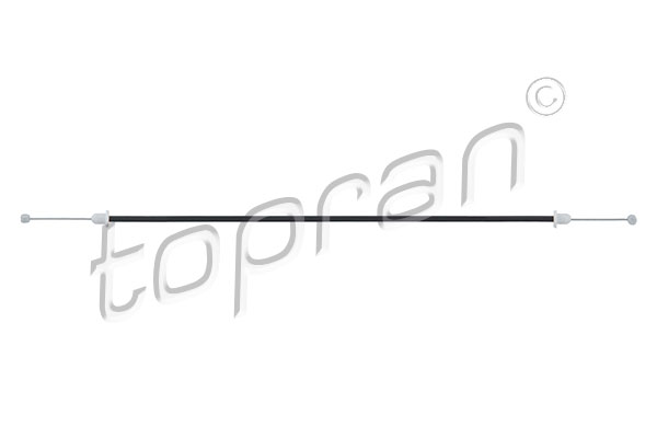 TOPRAN Cięgło, hamulec postojowy 408 989