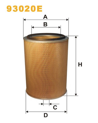 WIX FILTERS Õhufilter 93020E