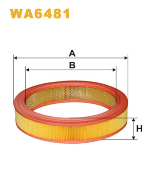 WIX FILTERS Õhufilter WA6481