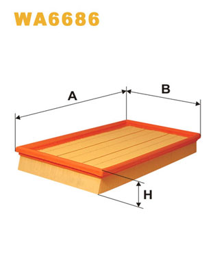 WIX FILTERS Õhufilter WA6686