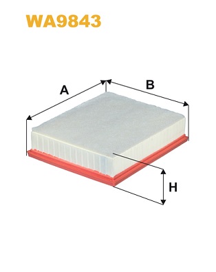 WIX FILTERS oro filtras WA9843