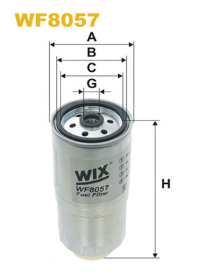 WIX FILTERS Polttoainesuodatin WF8057