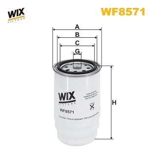 WIX FILTERS Kütusefilter WF8571