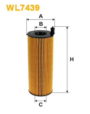 WIX FILTERS Öljynsuodatin WL7439