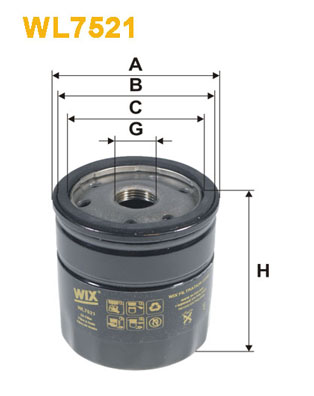 WIX FILTERS Õlifilter WL7521