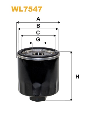 WIX FILTERS Oljefilter WL7547